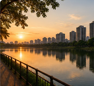 Thane Lake Sunset